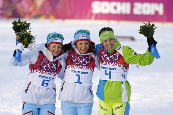 Vesna Fabjan Soči 2014 | Na zimskih olimpijskih igrah v Sočiju je osvojila bronasto odličje. | Foto Reuters
