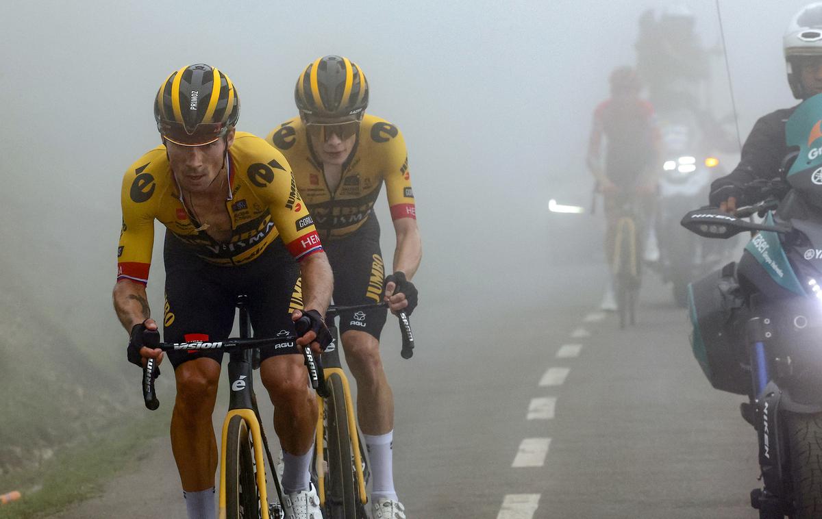 Primož Roglič Jonas Vingegaard Vuelta 2023 | Primož Roglič in Jonas Vingegaard imata kot generalko pred Tourom načrtovan kriterij po Dofineji. | Foto Unipublic/Sprint Cycling Agency