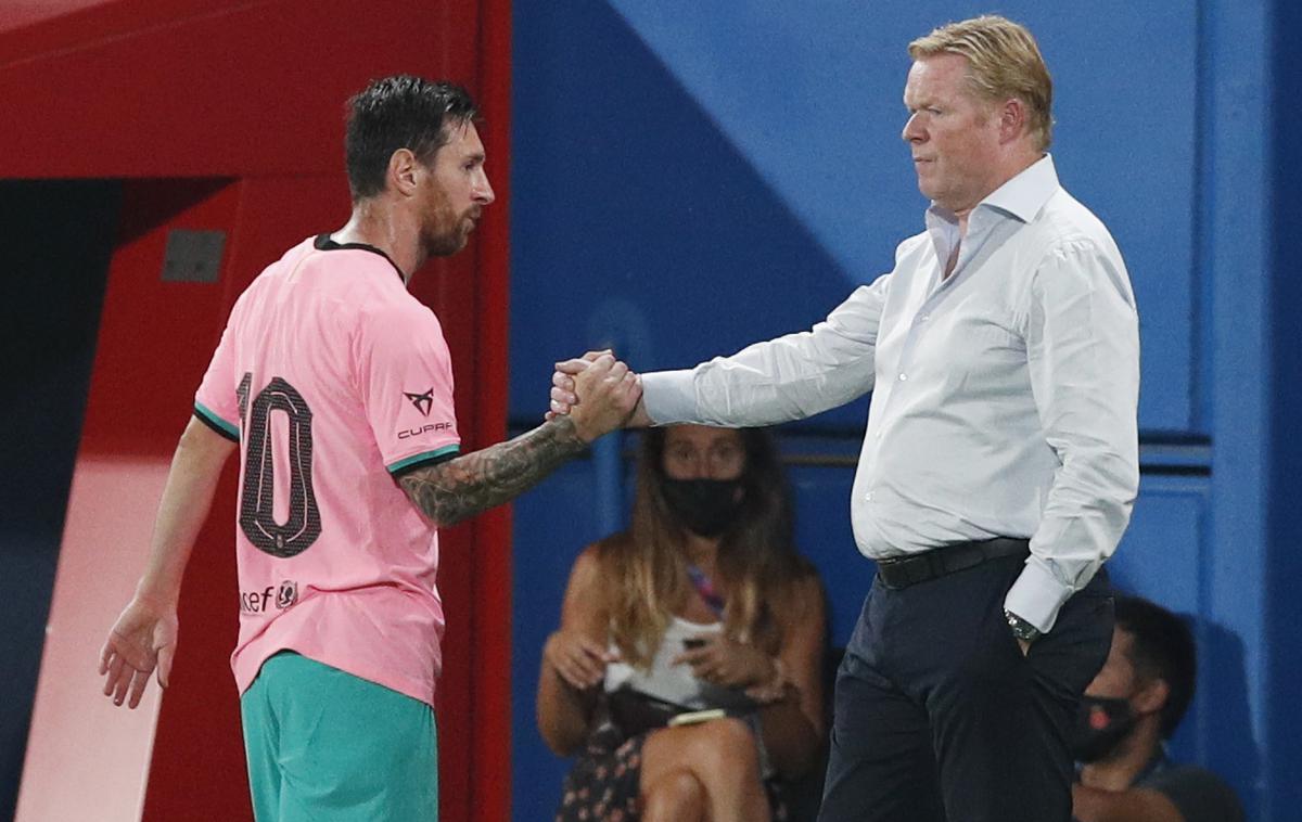 Lionel Messi | Lionel Messi je zabil prvi gol za Barcelono, odkar je pred tedni naznanil, da jo želi zapustiti, a si potem premislil. | Foto Reuters