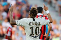 Neymar blestel v Nici, Krhin presenetil Lyon