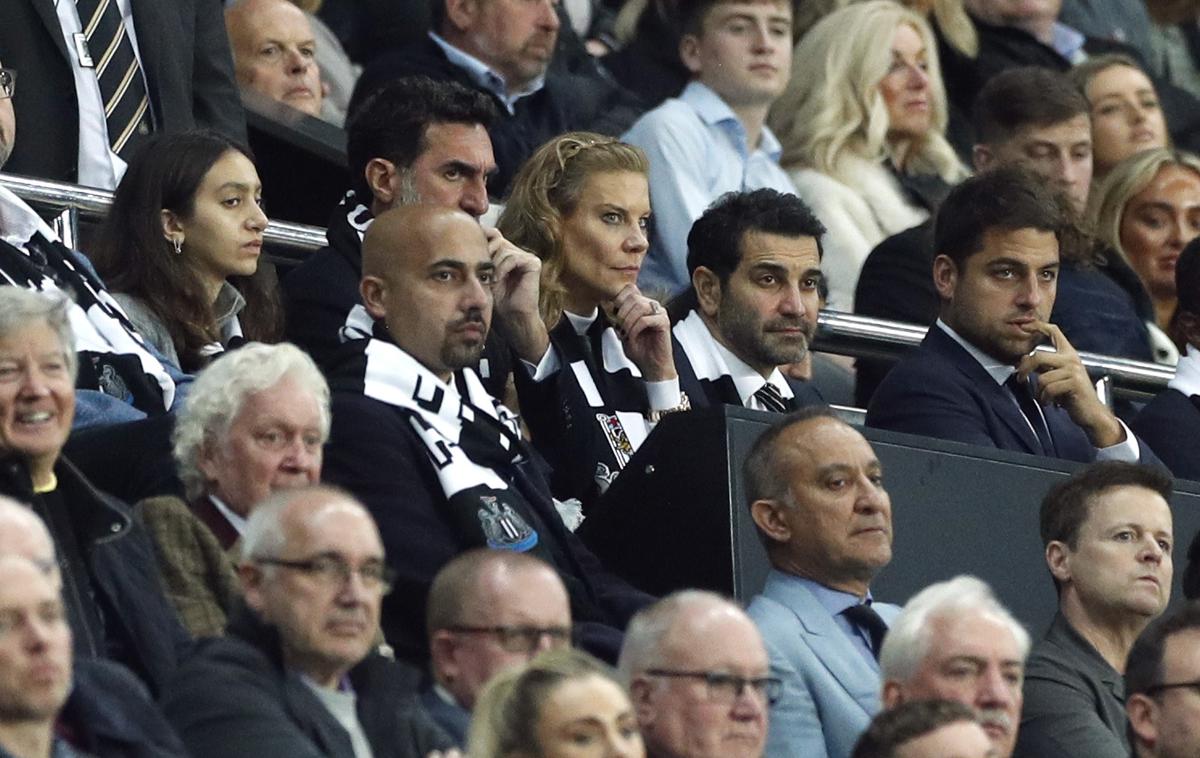 Newcastle | Dvoboj v Newcastlu sta spremljala tudi predsednik uprave Yasir Al-Rumayyan in solastnica kluba Amanda Staveley. | Foto Reuters