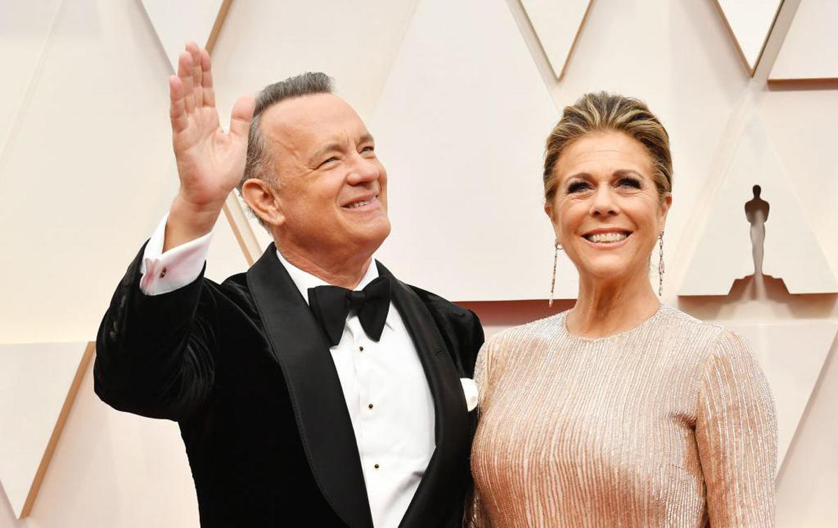 Tom Hanks in Rita Wilson | Zakonca Hanks sta bila prva med znanimi, pri katerih so potrdili okužbo z novim koronavirusom. | Foto Getty Images