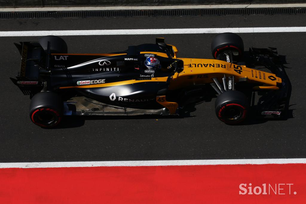Renault sport formula 1 team - testiranja po VN Madžarske Hungaroring