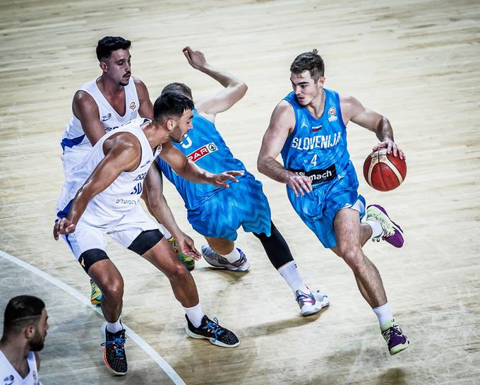 Žiga Samar je na parketu preživel največ minut. | Foto: FIBA