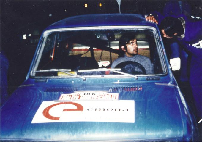 Leon Poberaj za volanom svojega tekmovalnega avtomobila. | Foto: osebni arhiv Leon Poberaj