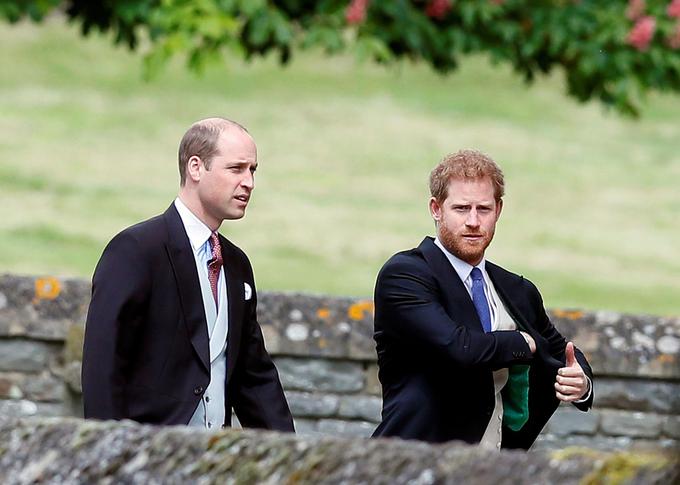 Princ William (levo) in princ Harry oziroma uradno princ Henry | Foto: Reuters