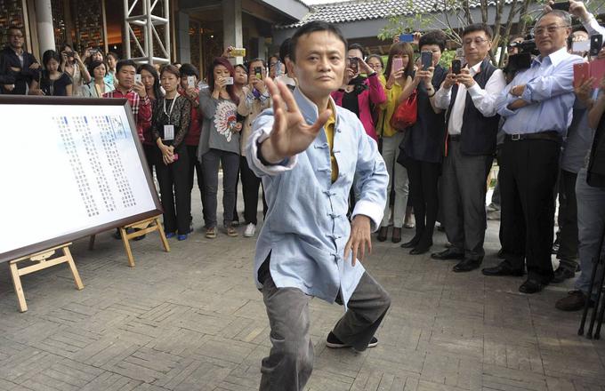 Jack Ma svojega zasebnega življenja ne obeša na veliki zvon. Znano je, da se ukvarja z borilnimi veščinami in meditacijo.  | Foto: Reuters