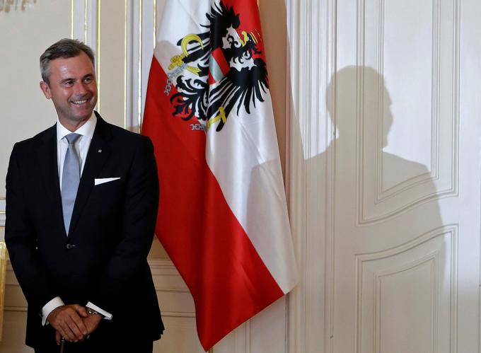 Kandidat svobodnjakov Hofer je napovedal, da se bo čez šest let, torej leta 2022, znova potegoval za predsedniški položaj. | Foto: Reuters