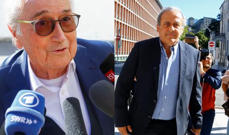 Sepp Blatter in Michel Platini oproščena korupcije