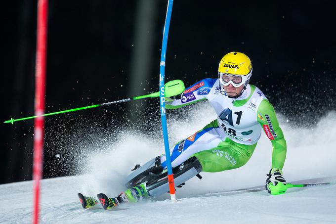 Štefan Hadalin je v tej sezoni nase opozoril s 15., 20. in 21. mestom na slalomih svetovnega pokala. | Foto: Sportida