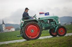 Parada traktorjev v Beli krajini