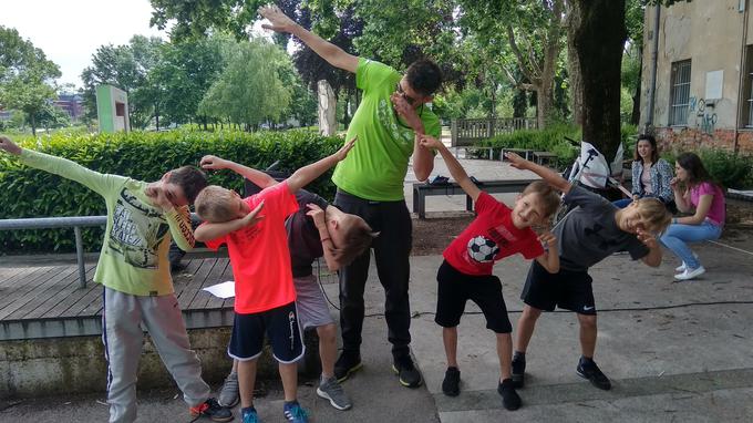 V Ljubljani je otroke zabaval Trkaj. | Foto: 