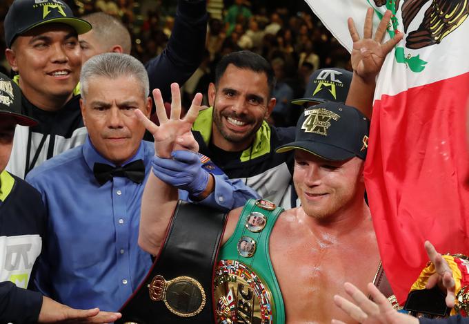 Saul Canelo Alvarez se je s spletno televizijo DAZN dogovoril za 11 dvobojev in 365 milijonov ameriških dolarjev. | Foto: Getty Images