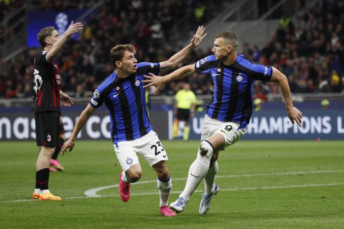 Inter Edin Džeko | Edin Džeko je Inter popeljal v vodstvo z 1:0. | Foto Reuters