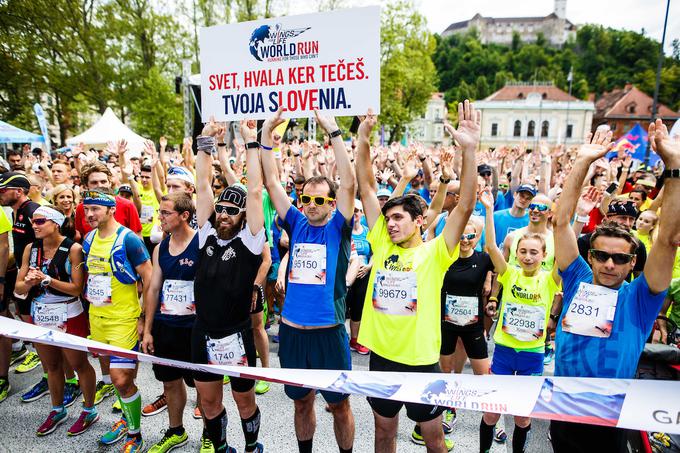 V Ljubljani je teklo skoraj štiri tisoč tekačev, po vsem svetu pa več kot 150 tisoč. | Foto: Grega Valančič/Sportida