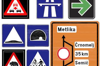 Junija na cestah pričakujemo nove prometne znake. Oglejte si jih.