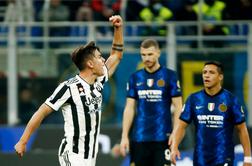 Handanovićev Inter v 89. minuti ostal brez zmage nad Juventusom