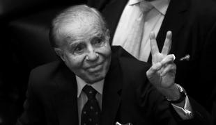 Umrl nekdanji argentinski predsednik Menem
