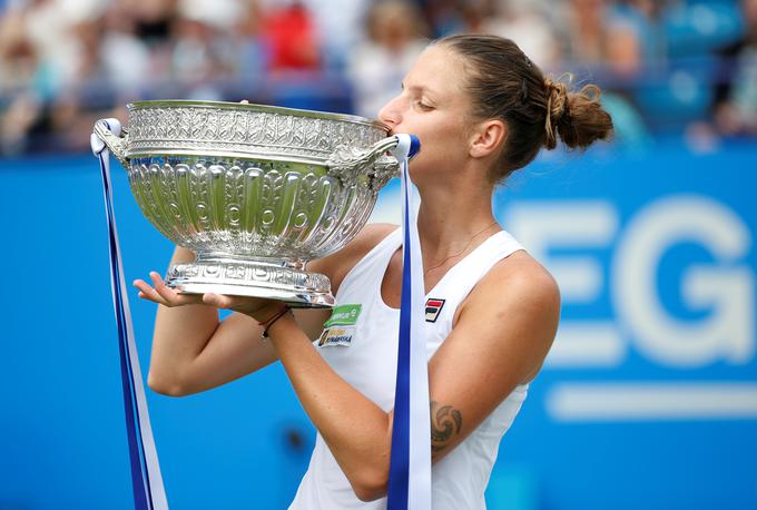 Karolina Pliškova je zmagovalka turnirja v Eastburnu. | Foto: Reuters