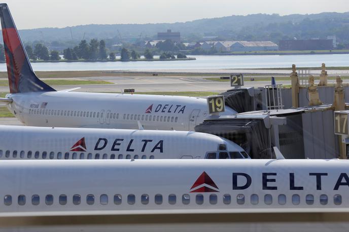 Delta, letalo, letalska družba, letališče Reagan, Washington | Foto Reuters