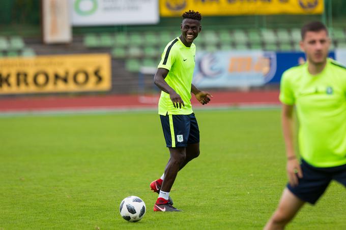 Olimpiji se je iz Avstrije pridružil kamerunski branilec Macky Bagnac. | Foto: Žiga Zupan/Sportida