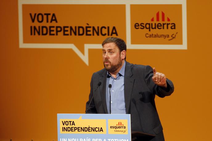 Oriol Junqueras | Španske oblasti nekdanjemu podpredsedniku katalonske vlade Oriolu Junquerasu niso dovolile prevzema mandata evropskega poslanca. | Foto Reuters