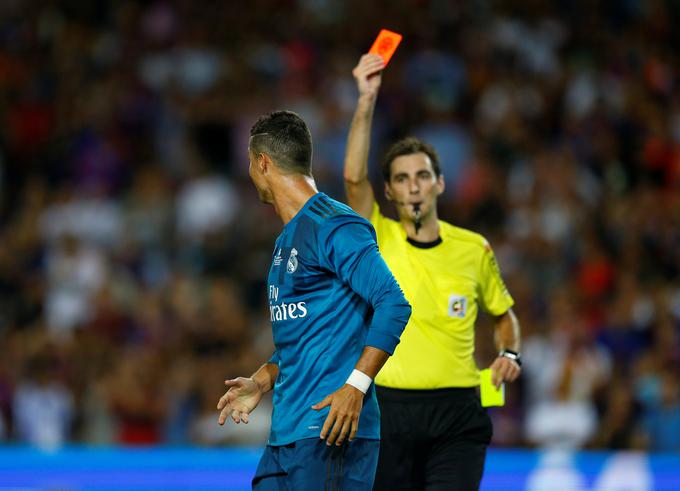 Cristiano Ronaldo bo po visoki kazni v španskem superpokalu v španskih tekmovanjih lahko zaigral šele 20. septembra proti Betisu. | Foto: Reuters