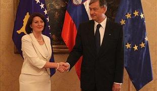 Kosovska predsednica končuje obisk v Sloveniji