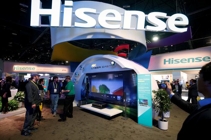 S tem poslom je Hisense pridobil dostop do tehnologij boljšega prikaza slike (laserski 4K), ki jih bodo morda uporabili tudi v proizvodnji v Gorenju.  | Foto: Reuters