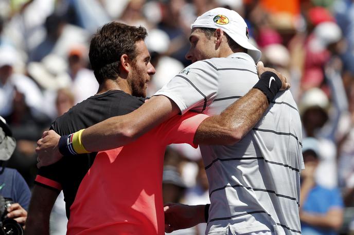 Juan Martin Del Potro John Isner | Foto Reuters