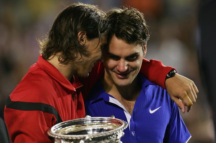 Rafael Nadal in Roger Federer | Foto Guliver/Getty Images