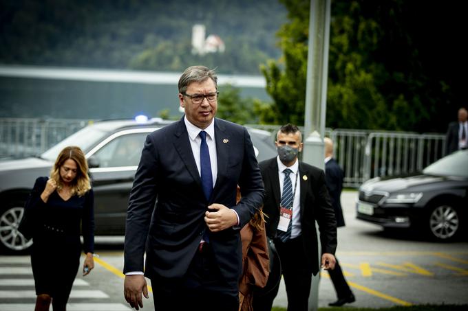 Po tem, ko je Črna gora sporočila svojo določitev, se je za isti korak odločila tudi Srbija. Na sliki Aleksandar Vučić, predsednik Srbije. | Foto: Ana Kovač