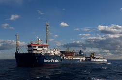 Pred Sicilijo ladja človekoljubne organizacije Sea Watch
