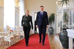 Hrvaška predsednica na zadnjem obisku v Sloveniji #foto #video