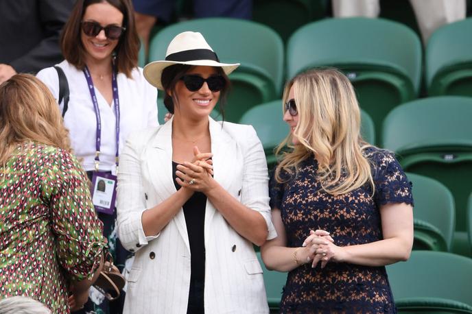 Meghan Markle | Meghan med ogledom tekme Serene Williams v Wimbledonu ni hotela biti fotografirana. | Foto Getty Images