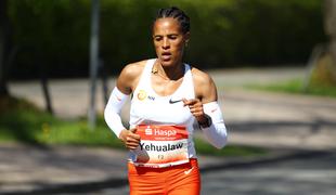 Etiopijka le za pet sekund zaostala za svojim svetovnim rekordom