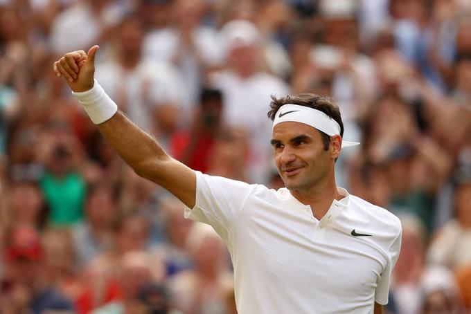 Roger Federer se je brez težav uvrstil v četrtfinale. | Foto: Guliverimage/Getty Images