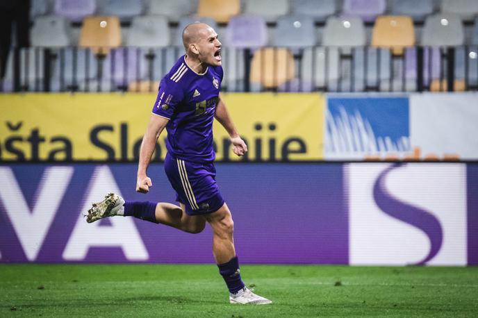 Ognjen Mudrinski | Ognjen Mudrinski je k zmagi Maribora nad Radomljami (4:1) prispeval dva gola. | Foto Blaž Weindorfer/Sportida