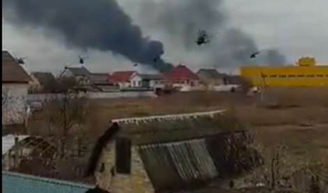 CNN: Ruski vojaki zavzeli vojaško letališče pri Kijevu