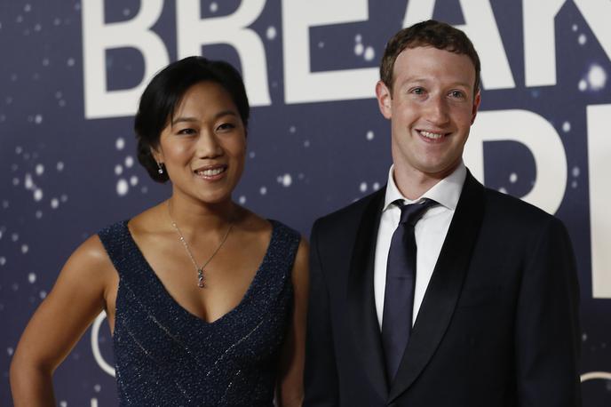 Mark Zuckerberg in Priscilla Chan | Foto Reuters