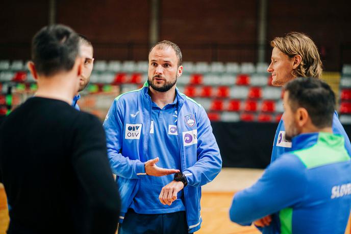 Slovenska rokometna reprezentanca, trening, Uroš Zorman | Uroš Zorman je danes predstavil svoj strokovni štab. | Foto Siniša Kanižaj/Sportida