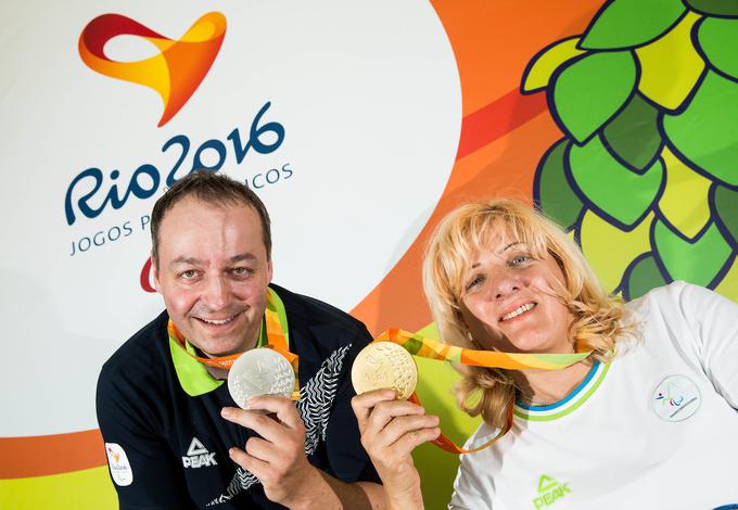 Dvojno olimpijsko veselje v enem dnevu. | Foto: Vid Ponikvar