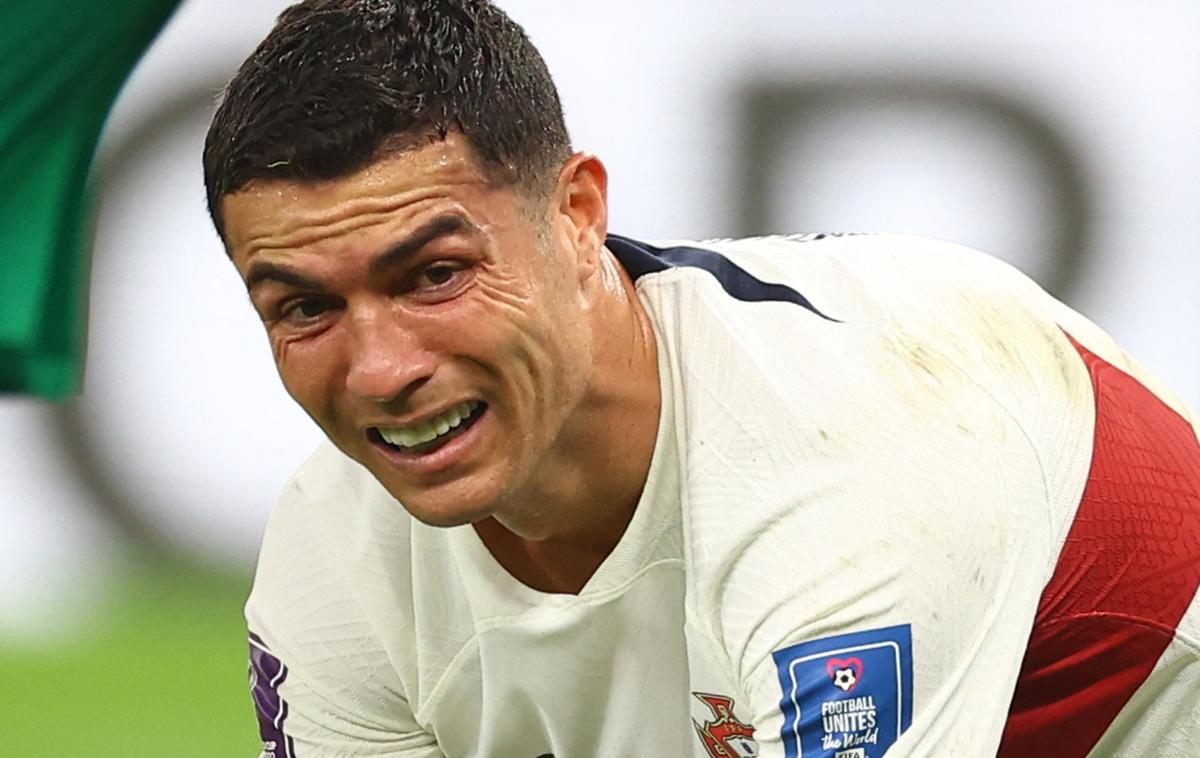 Cristiano Ronaldo | Cristiano Ronaldo je v soboto v solzah zapustil zelenico. | Foto Reuters