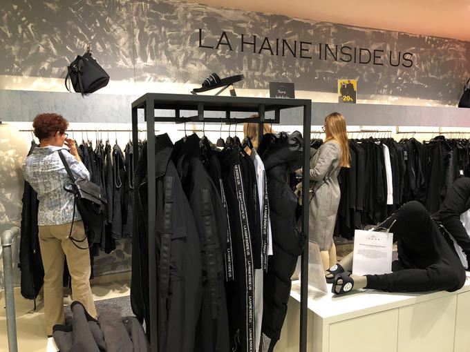 Znamka La Haine Inside Us je v modni hiši Ikona na voljo že dobro leto, zdaj pa tudi nova kolekcija, ki so jo predstavili baletniki. | Foto: Branka Grbin