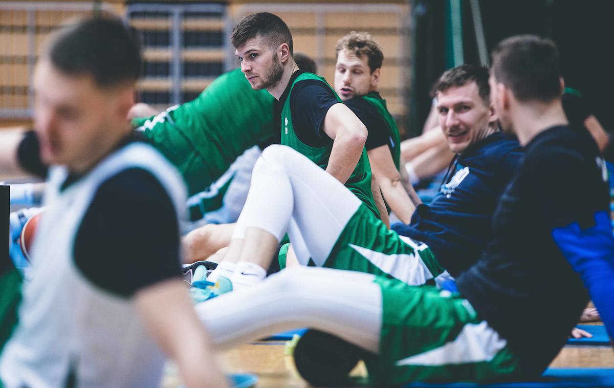 Edo Murić slovenska košarkarska reprezentanca trening | Foto Grega Valančič/Sportida