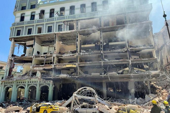 hotel Havana | V prestolnici Kube, Havani, je v hotelu odjeknila eksplozija. | Foto Reuters