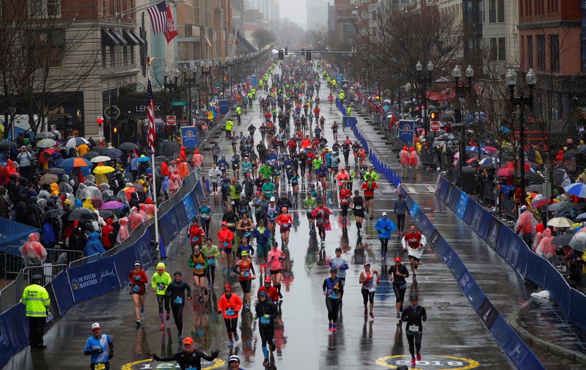 Bostonski maraton 2018 | Bostonski maraton spada med najbolj znamenite na svetu. | Foto Reuters