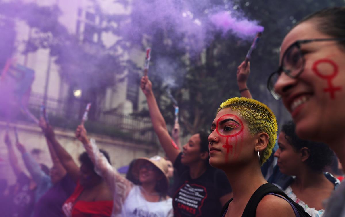 Protest na dan žena | "Smo glas tistih, ki jih ni več med nami." | Foto Reuters
