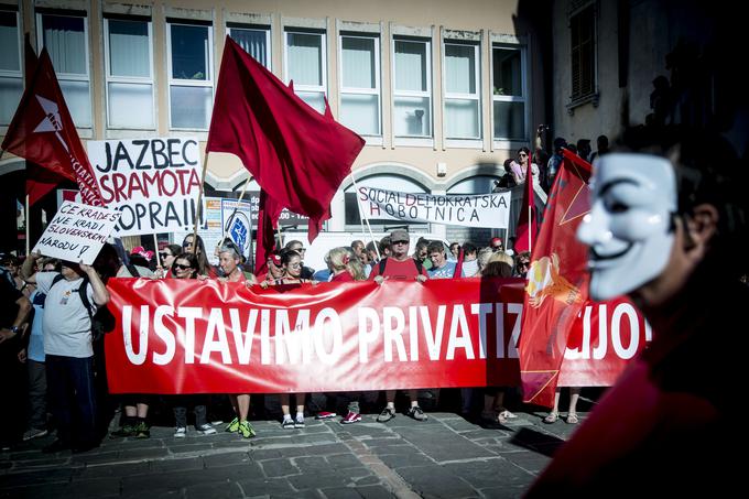 Protest Luka Koper | Foto: Ana Kovač
