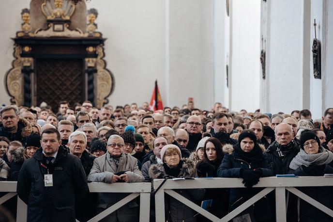 Pogreb Gdansk | Pogreba se je udeležilo več kot tri tisoč ljudi. | Foto Reuters